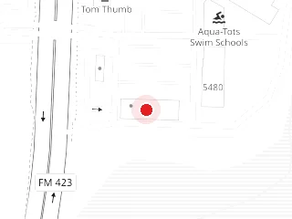 Map showing Rockstar Martial Arts South Frisco in Frisco, TX